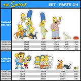 Vinilos Infantiles: Set 34X Los Simpson 7