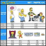 Vinilos Infantiles: Set 34X Los Simpson 9