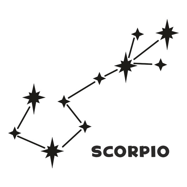 Vinilos Decorativos: Constelación Escorpio