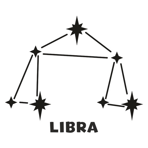 Vinilos Decorativos: Constelación Libra