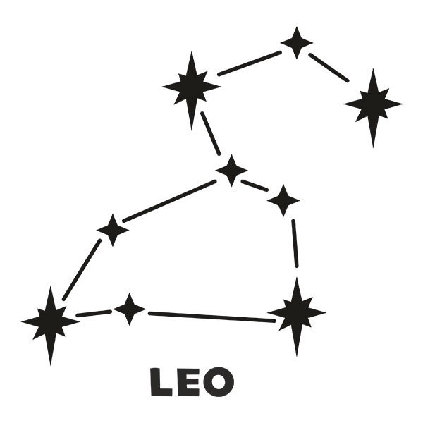 Vinilos Decorativos: Constelación Leo