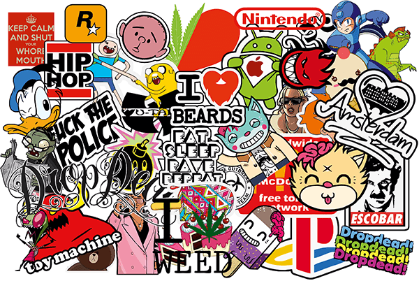 Pegatinas: Sticker Bomb 3