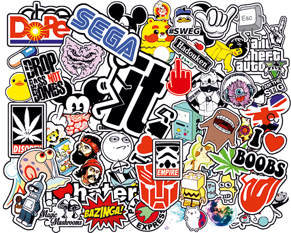Pegatinas: Sticker Bomb 5