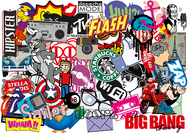 Pegatinas: Sticker Bomb Series de Tv