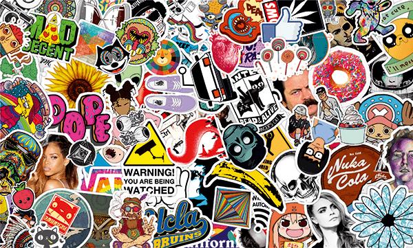 Pegatinas: Sticker Bomb Crazy