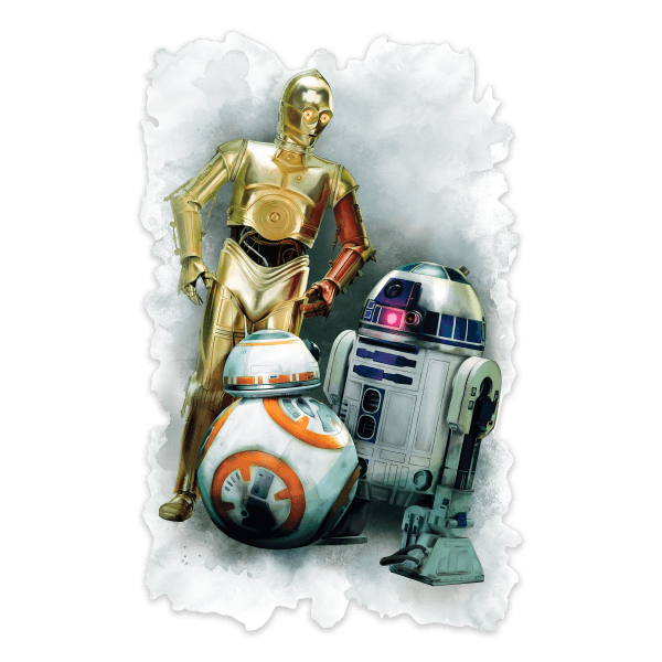 Vinilos Decorativos: R2D2, C3PO y BB-8