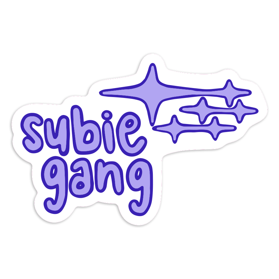 Pegatinas: Subie Gang Estilo Cute