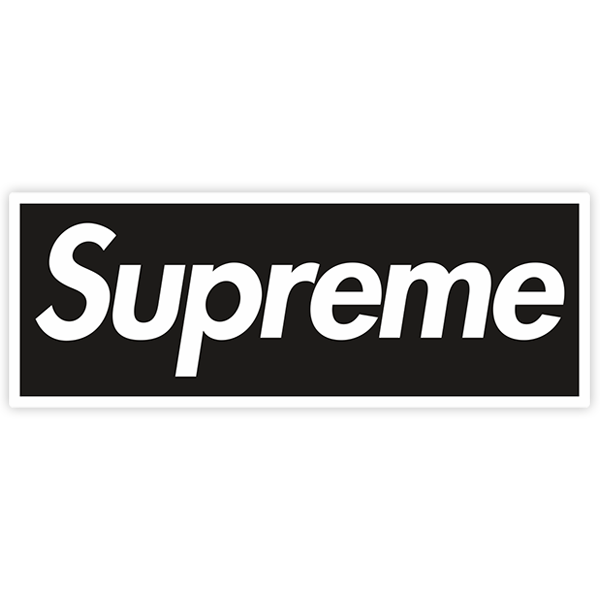 Pegatinas: Supreme negro