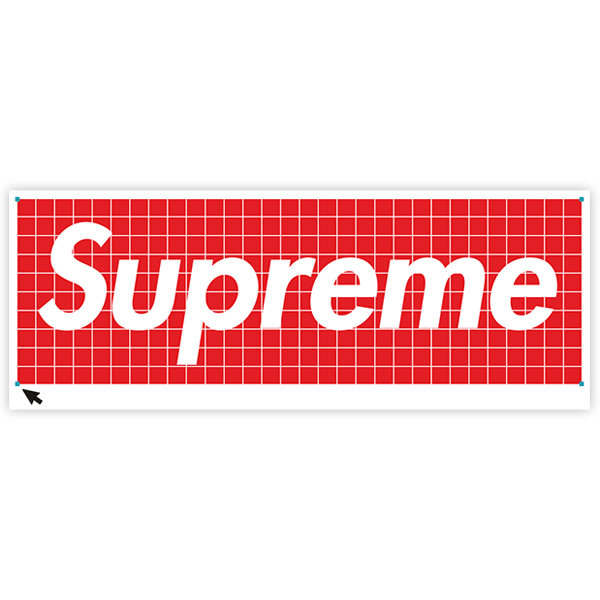 Pegatinas: Supreme Recorte