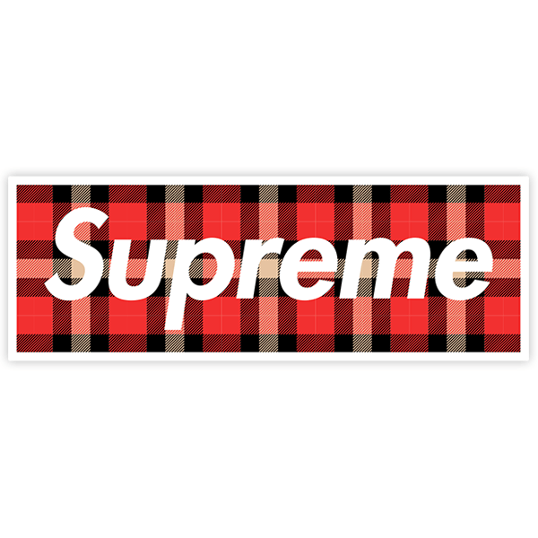 Pegatinas: Supreme falda escocesa
