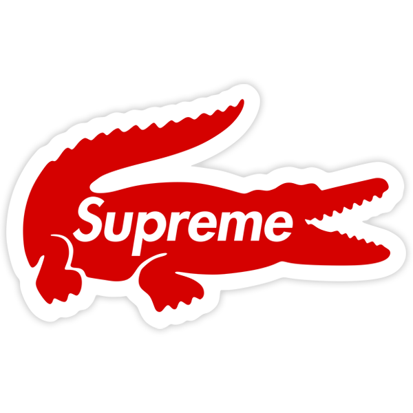 Pegatinas: Supreme cocodrilo