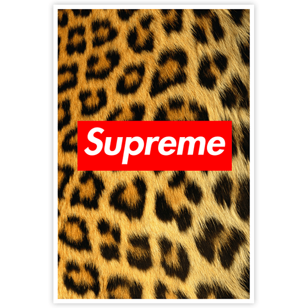 Pegatinas: Supreme leopardo