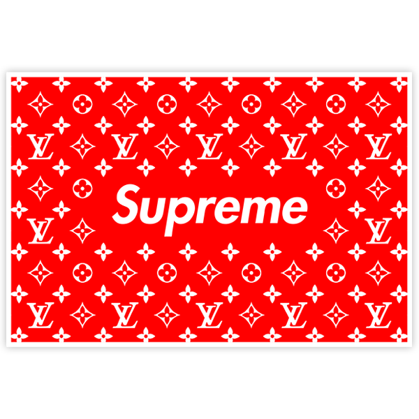 Pegatinas: Supreme photocall