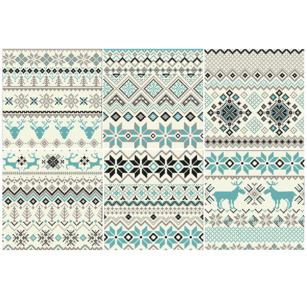 Vinilos Decorativos: Kit 48 azulejos de invierno
