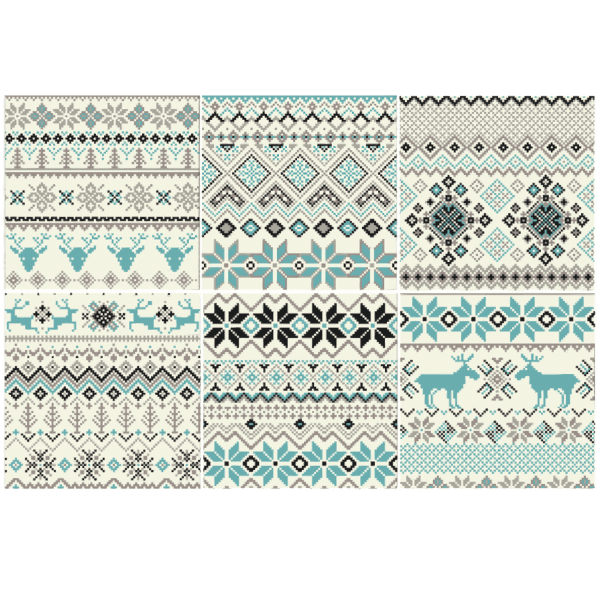 Vinilos Decorativos: Kit 48 vinilos para azulejos invierno