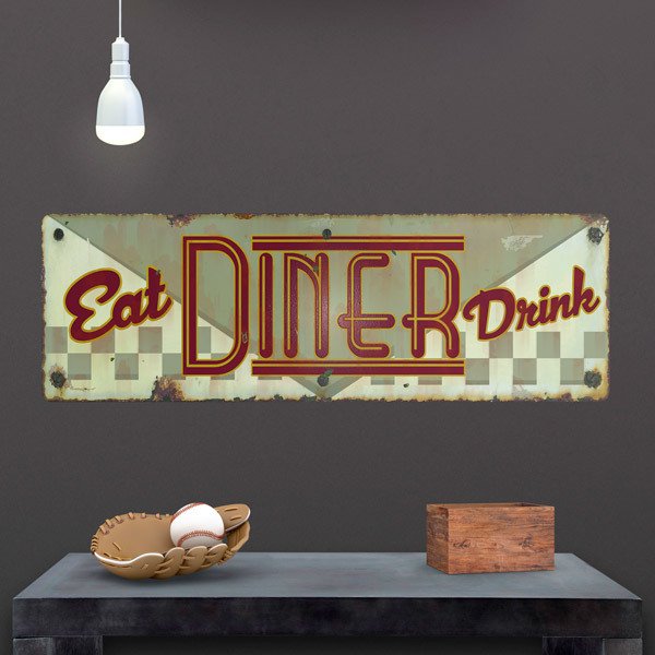 Vinilos Decorativos: Eat Diner Drink