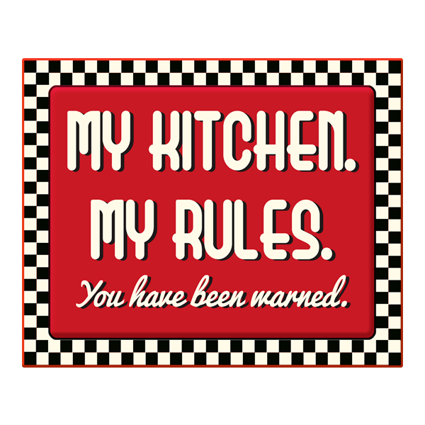 Vinilos Decorativos: My Kitchen my Rules
