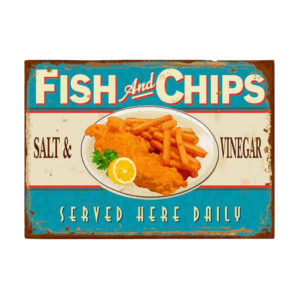 Vinilos Decorativos: Fish and Chips
