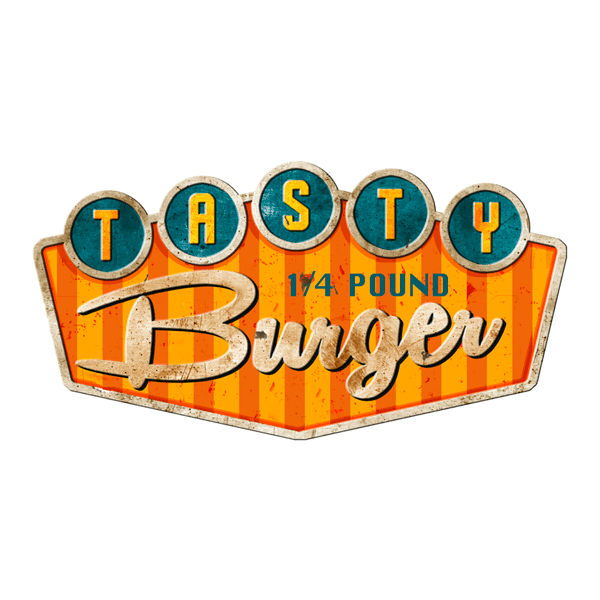 Vinilos Decorativos: Tasty Burger