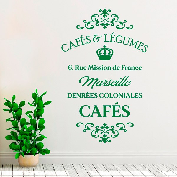 Vinilos Decorativos: Cafés e Légumes