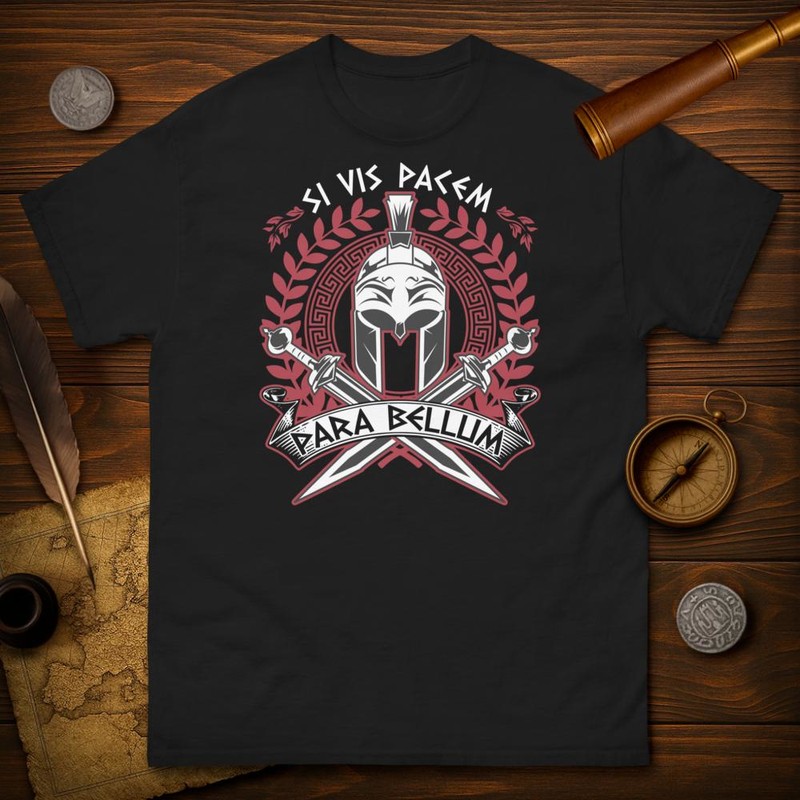Camisetas: Si Vis Pacem Para Bellum: Fuerza y Estrategia