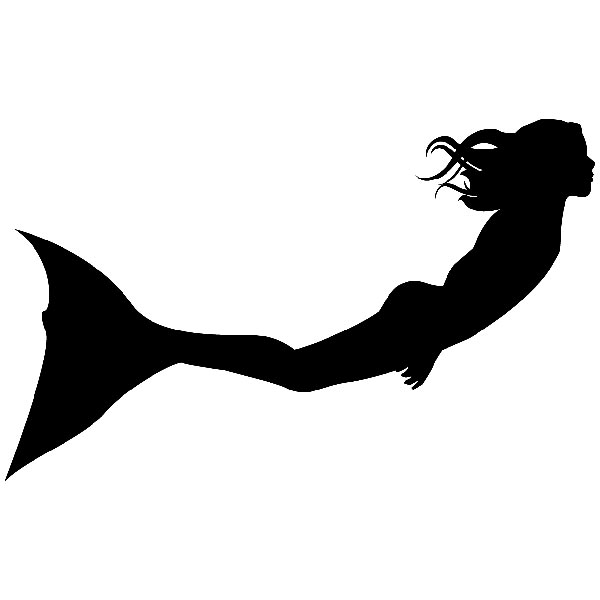 Vinilos Infantiles: Sirena nadando