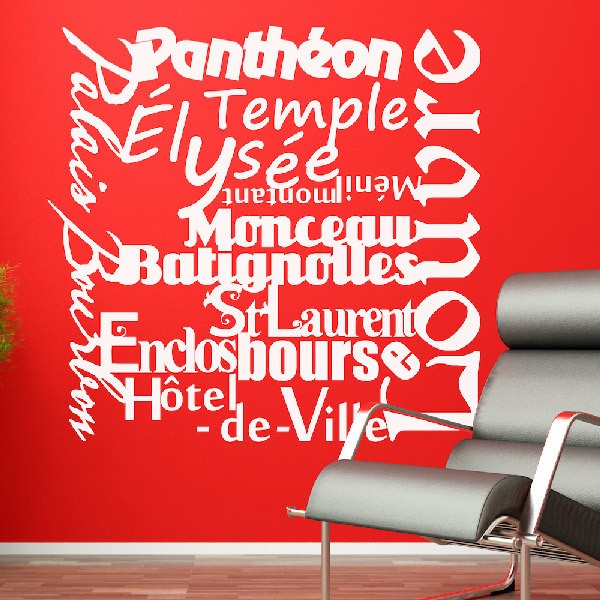 Vinilos Decorativos: Paris Mon Amour