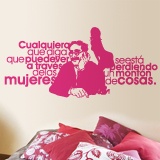 Vinilos Decorativos: Groucho Mujeres 4