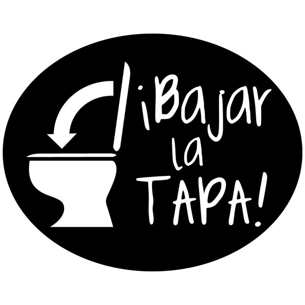 Vinilos Decorativos: Bajar la Tapa