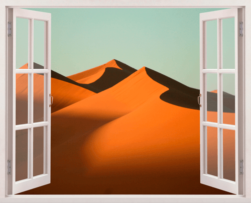 Vinilos Decorativos: Dunas en el desierto