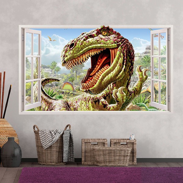 Vinilos decorativos de dinosaurios para niños