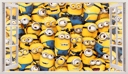 Vinilos Decorativos: Miles de Minions