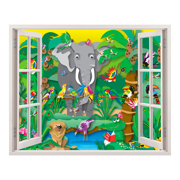 Vinilos Infantiles: La Jungla
