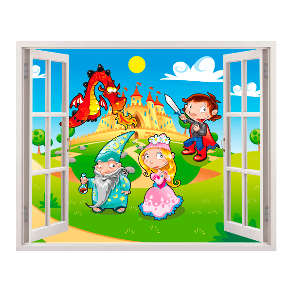 Vinilos Infantiles: El castillo del dragón