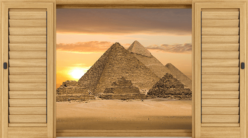 Vinilos Decorativos: Pirámides de Guiza (Egipto)