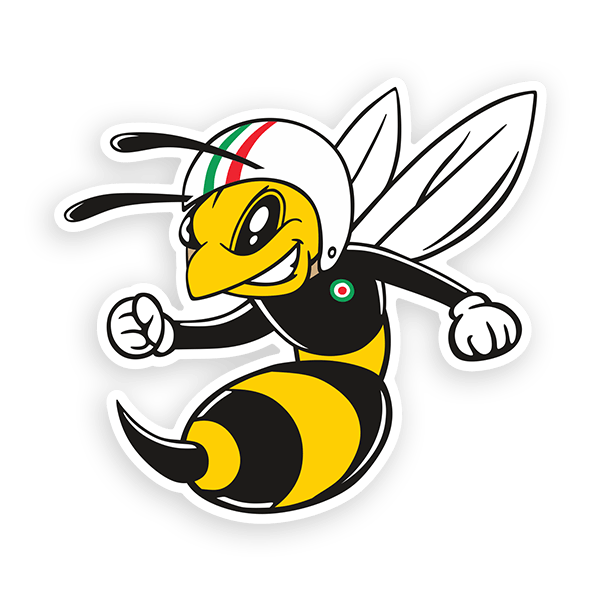 Pegatinas: Abeja Vespa Piaggio