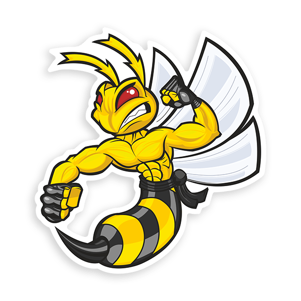 Pegatinas: Super Abeja