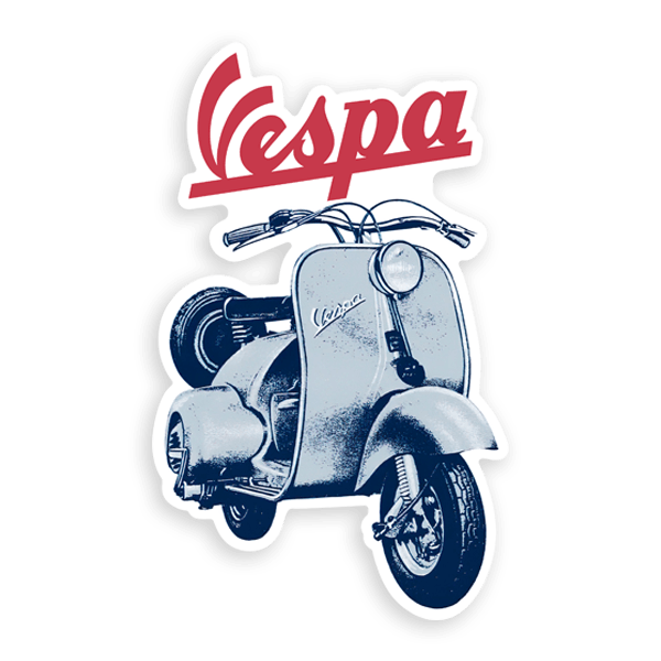 Pegatinas: Vespa Vintage