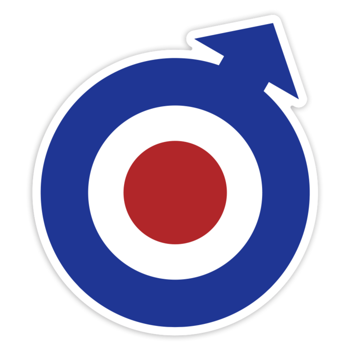 Pegatinas: Logo Mod Estilo RAF