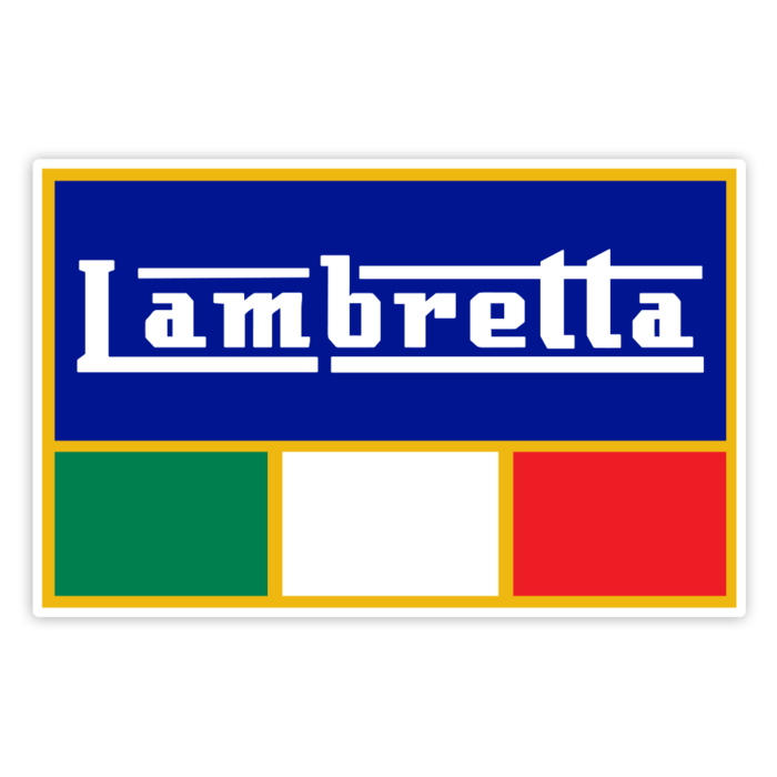 Pegatinas: Emblema Lambretta Clásico Italia