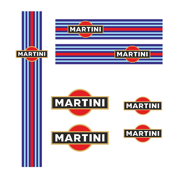 Pegatinas: Vespa Martini