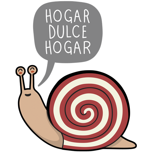 Vinilos Infantiles: Caracol Hogar Dulce Hogar