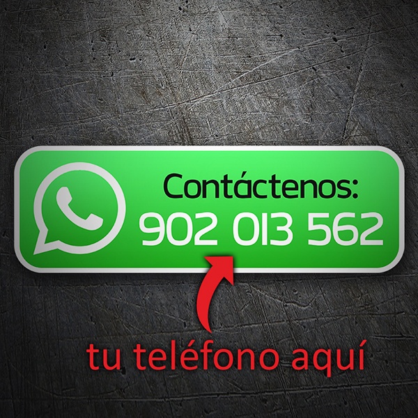 Vinilos Decorativos: Whatsapp personalizable