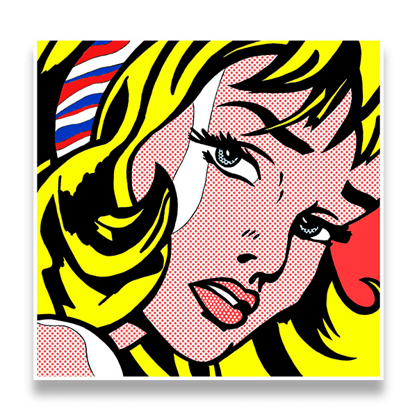 Vinilos Decorativos: Chica de Roy Lichtenstein