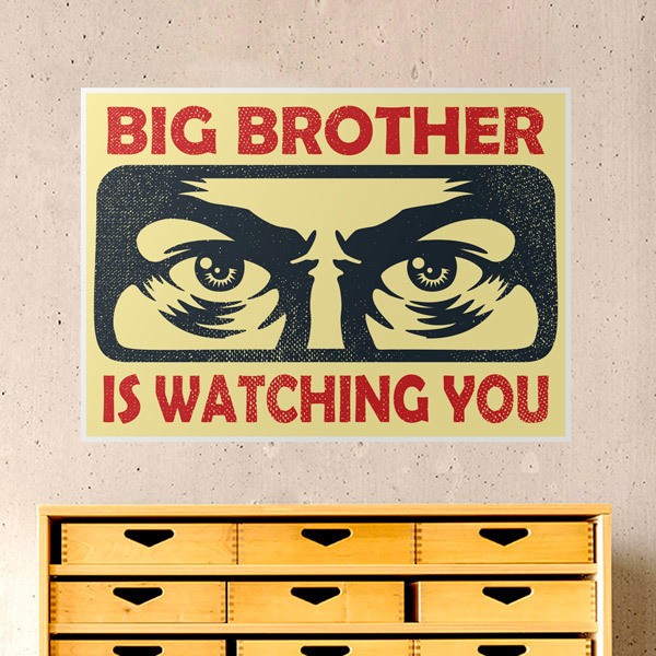 Vinilos Decorativos: Big brother is watching you