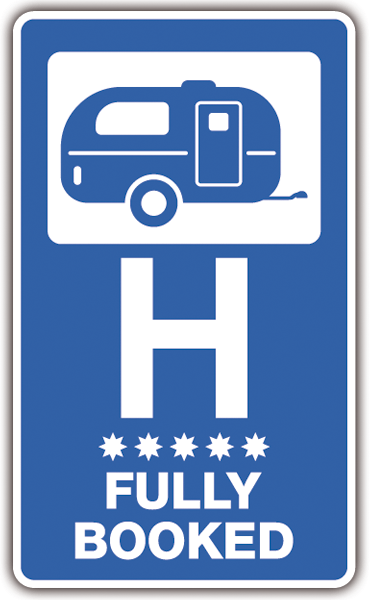 Pegatinas: Hotel Fully Booked
