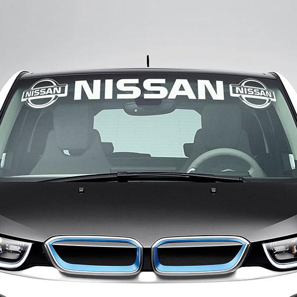 Pegatinas: Parasol Nissan y logos