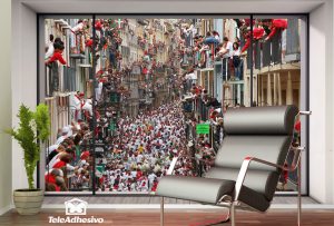 fotomurales-fotos-san-fermin-encierros