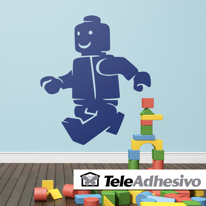 Vinilo de pared figura Lego