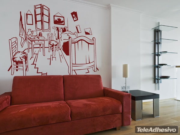 El dormitorio en Arlés.